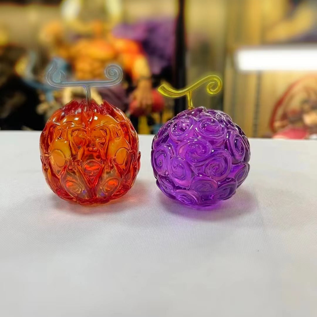 Limited edition,Pure Resin Clear Devil Fruit Figure