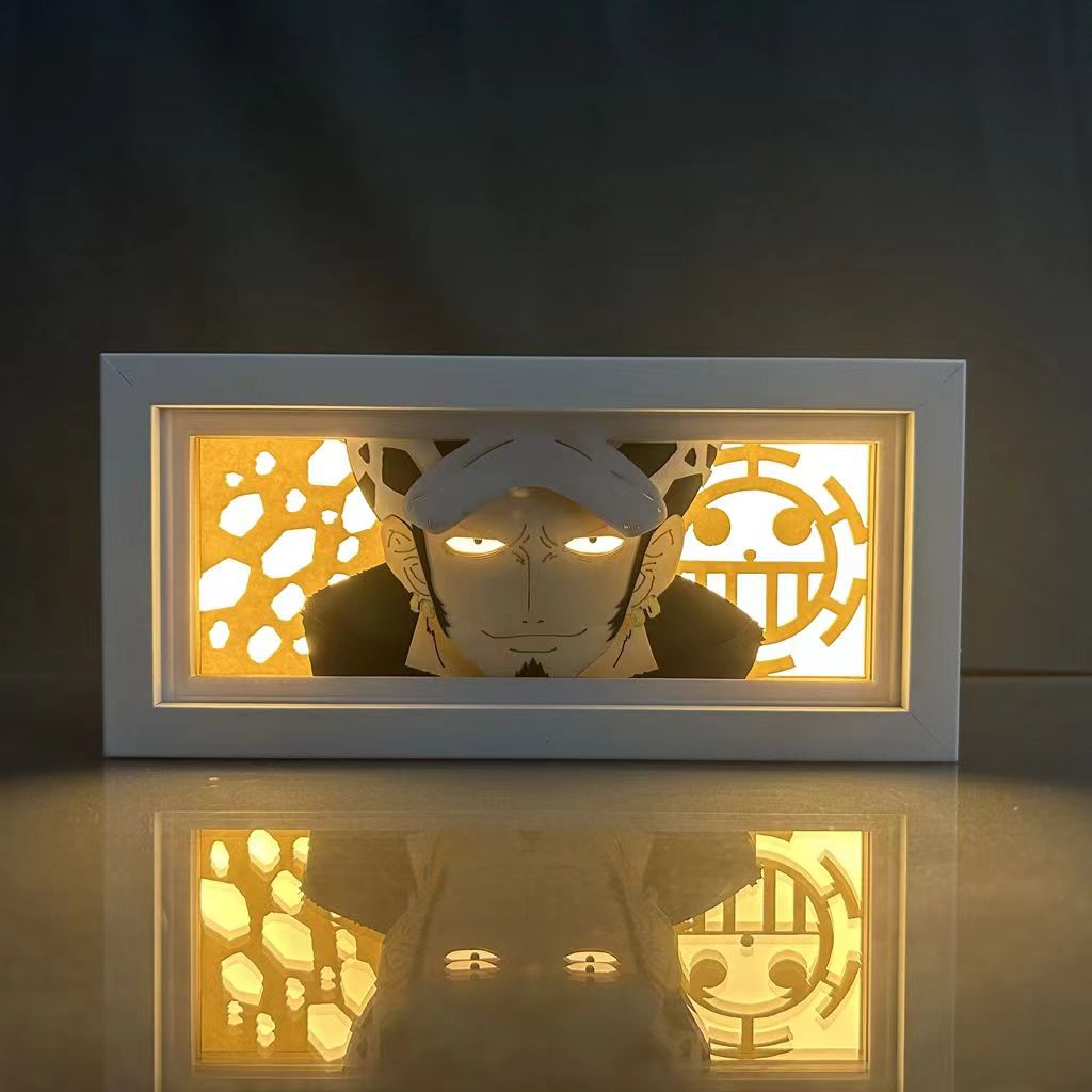Rechargeable Paper Art OP Characters Light Box