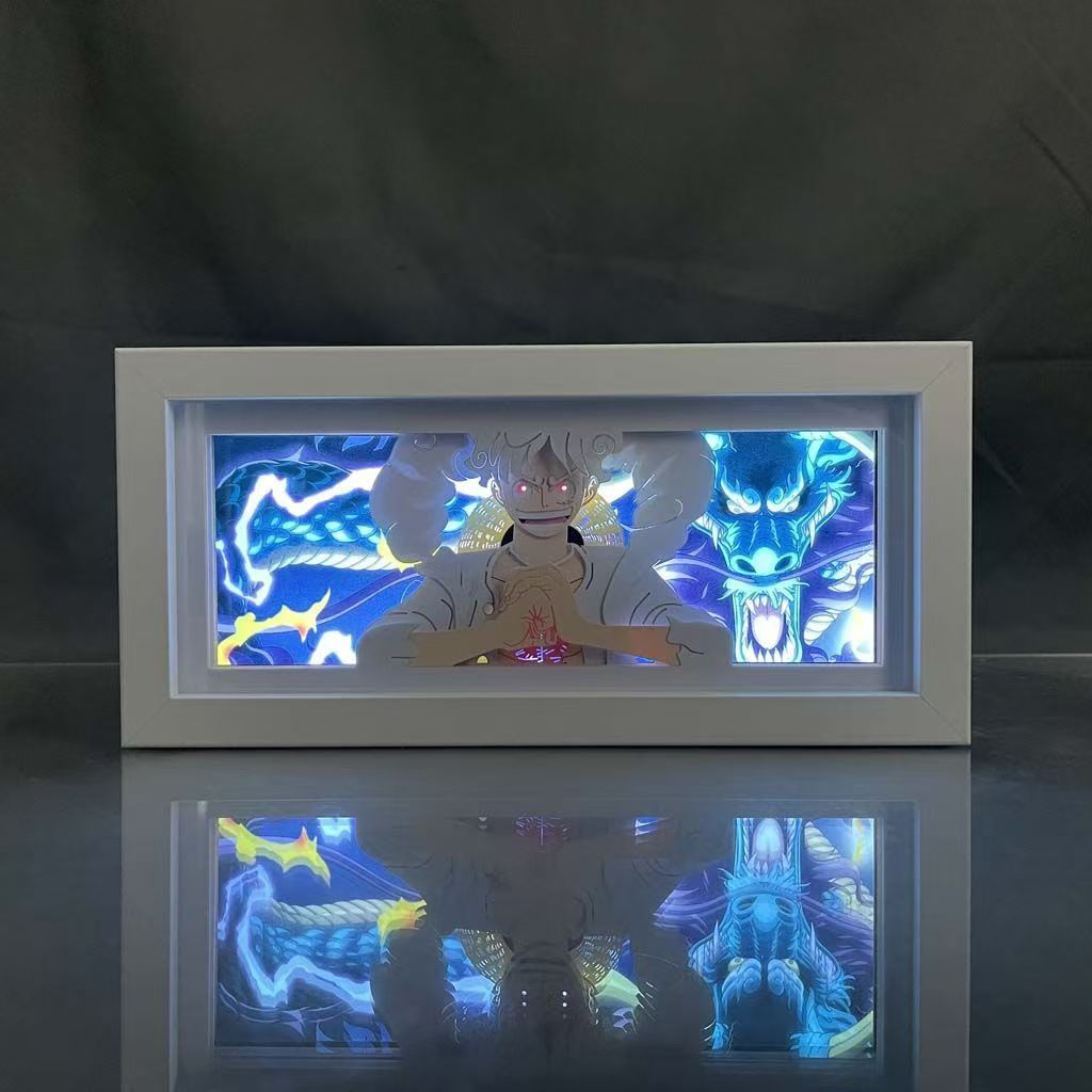 Rechargeable Paper Art OP Characters Light Box