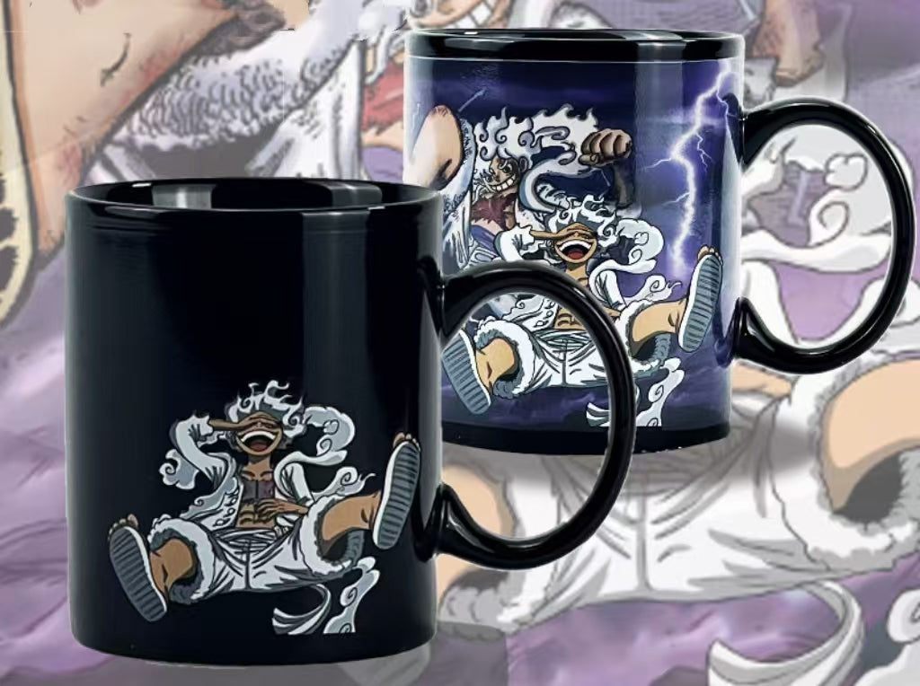 New edition,Straw Hats All 10 Members Color Change Mug