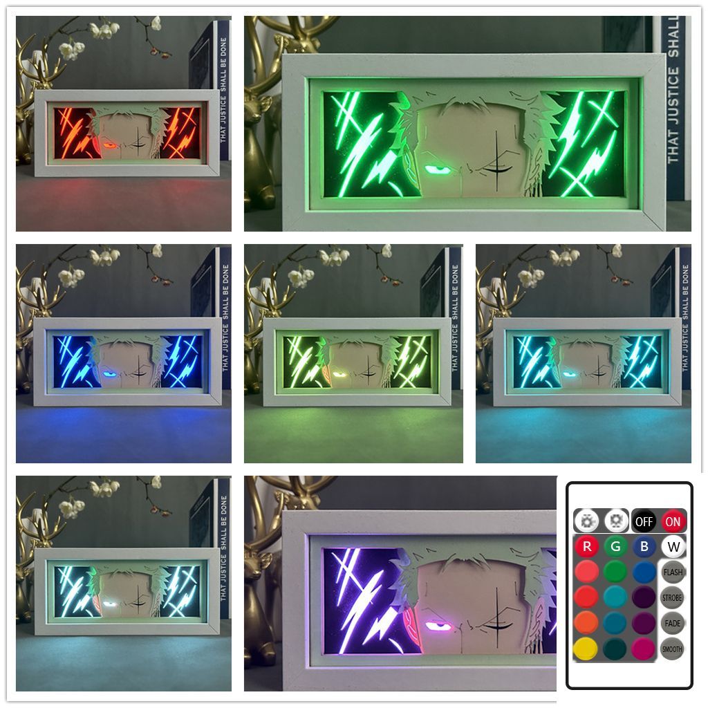 Rechargeable Paper Art OP Characters Light Box