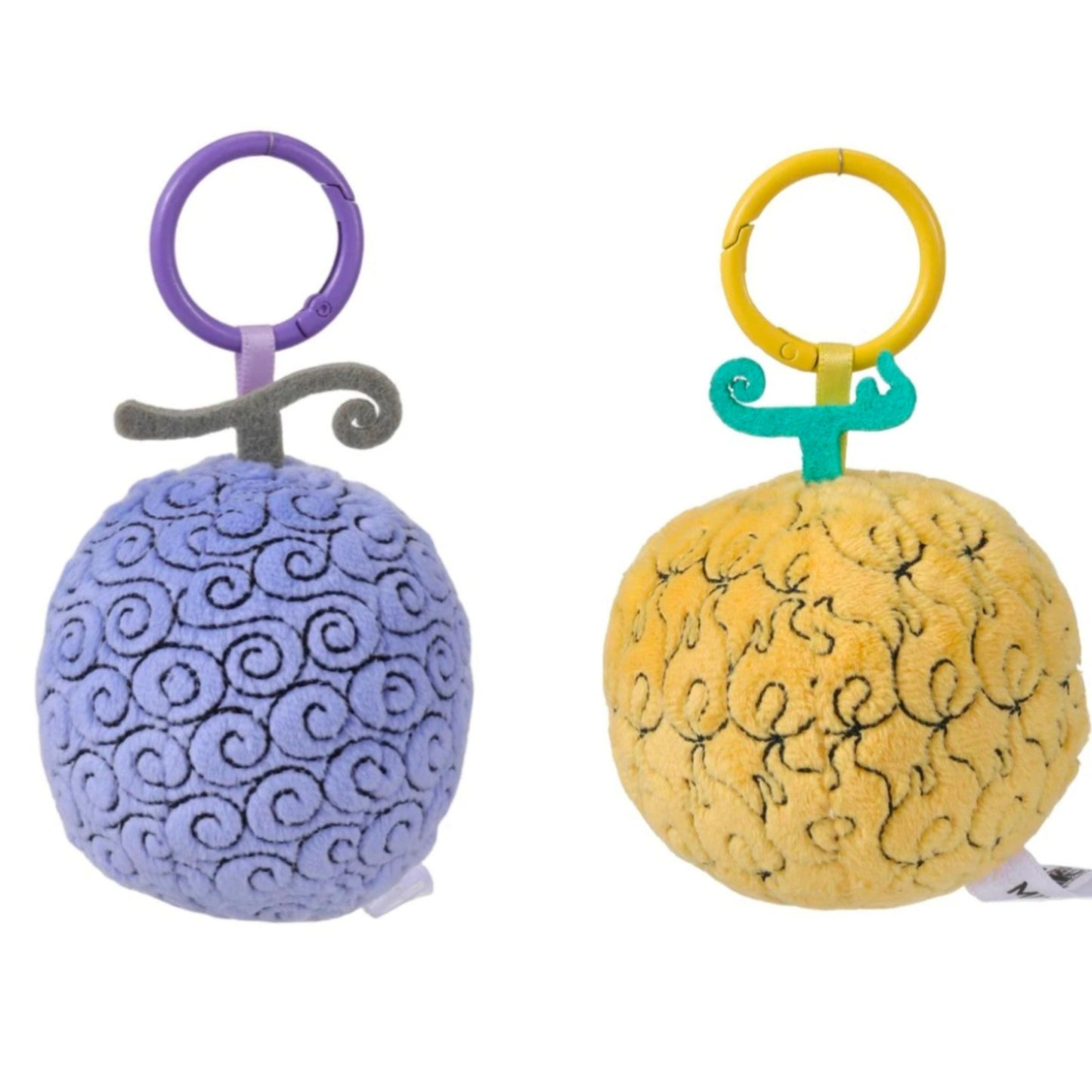 Luffy Ace Devil Fruit Plush Keychain Pendant