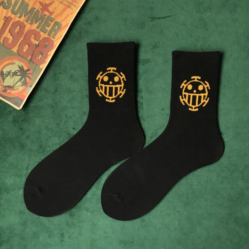 Law Heart Pirates Socks