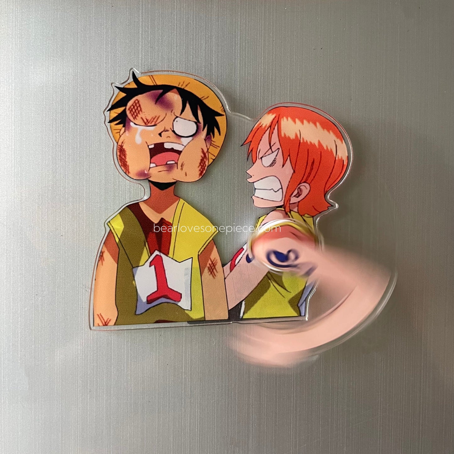 Angry Nami Refrigerator Magnet