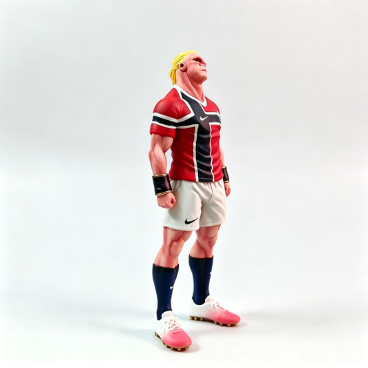 25cm Majin Buu Haaland Crossover Soccer Meme Figure