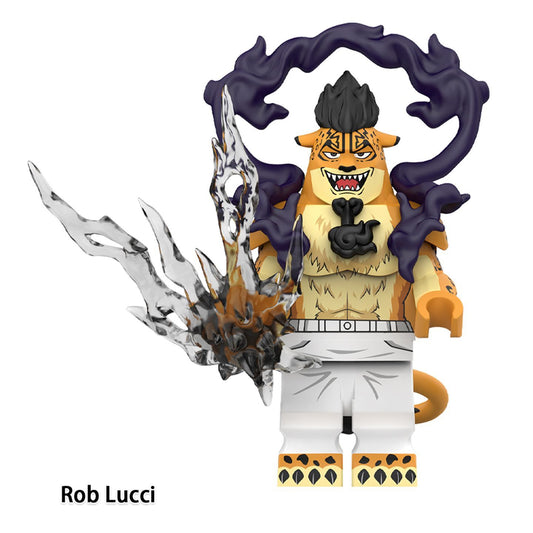 New edition,Seraphim,Rob Lucci Awakening Version Building Block Mini Figure