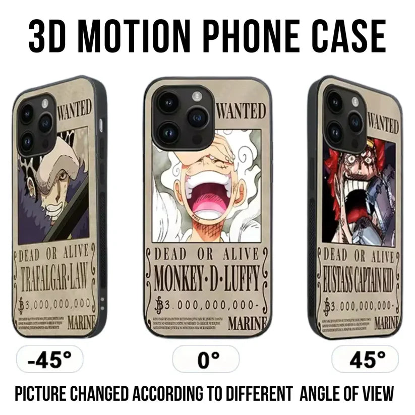 Three Captains 3D Motion Phone Case