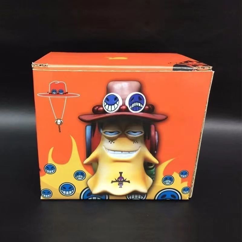 Ace Luffy Den Den Mushi Transponder Snail Figure