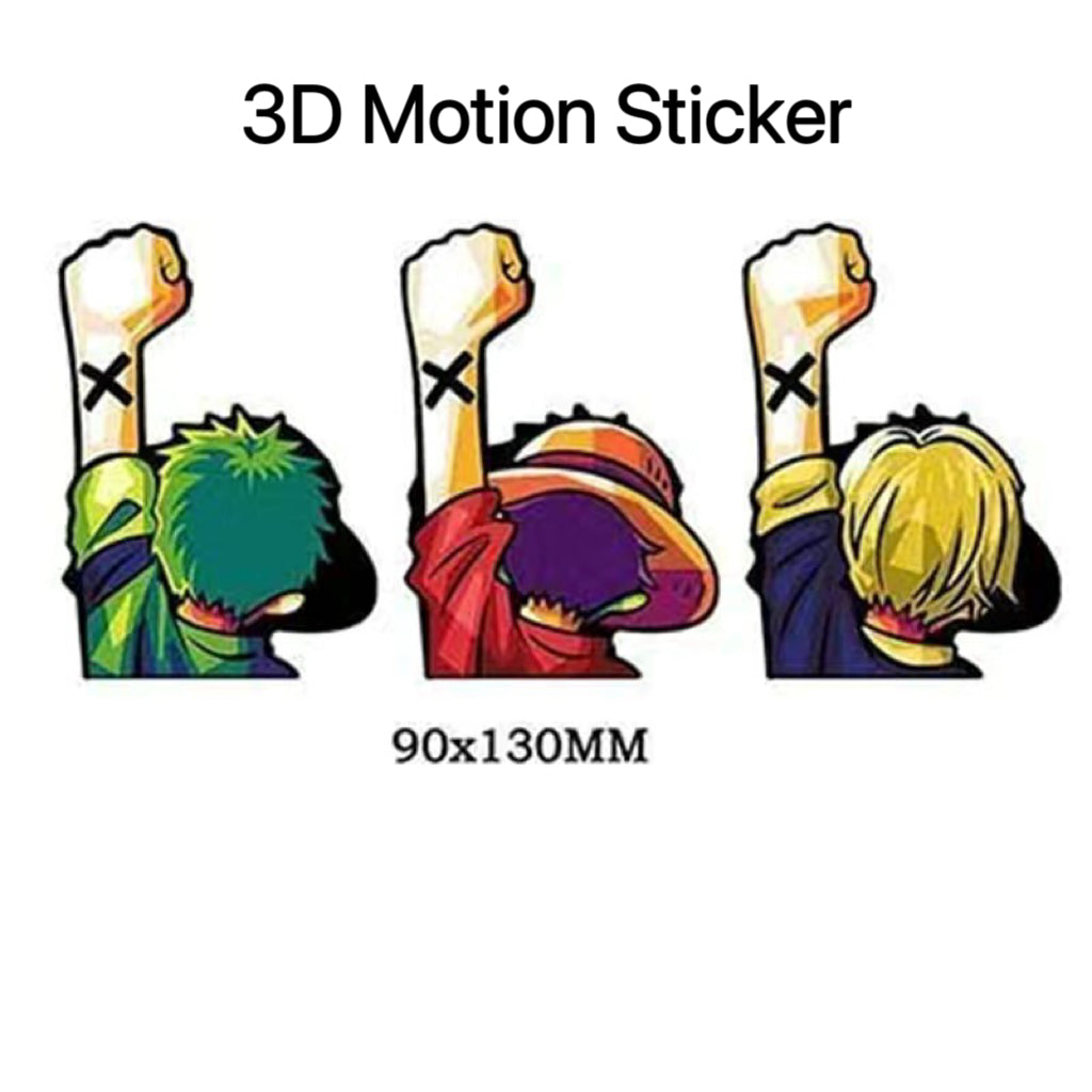 The sign of friendship 3D Motion sticker, 3 varieties Of morphologic