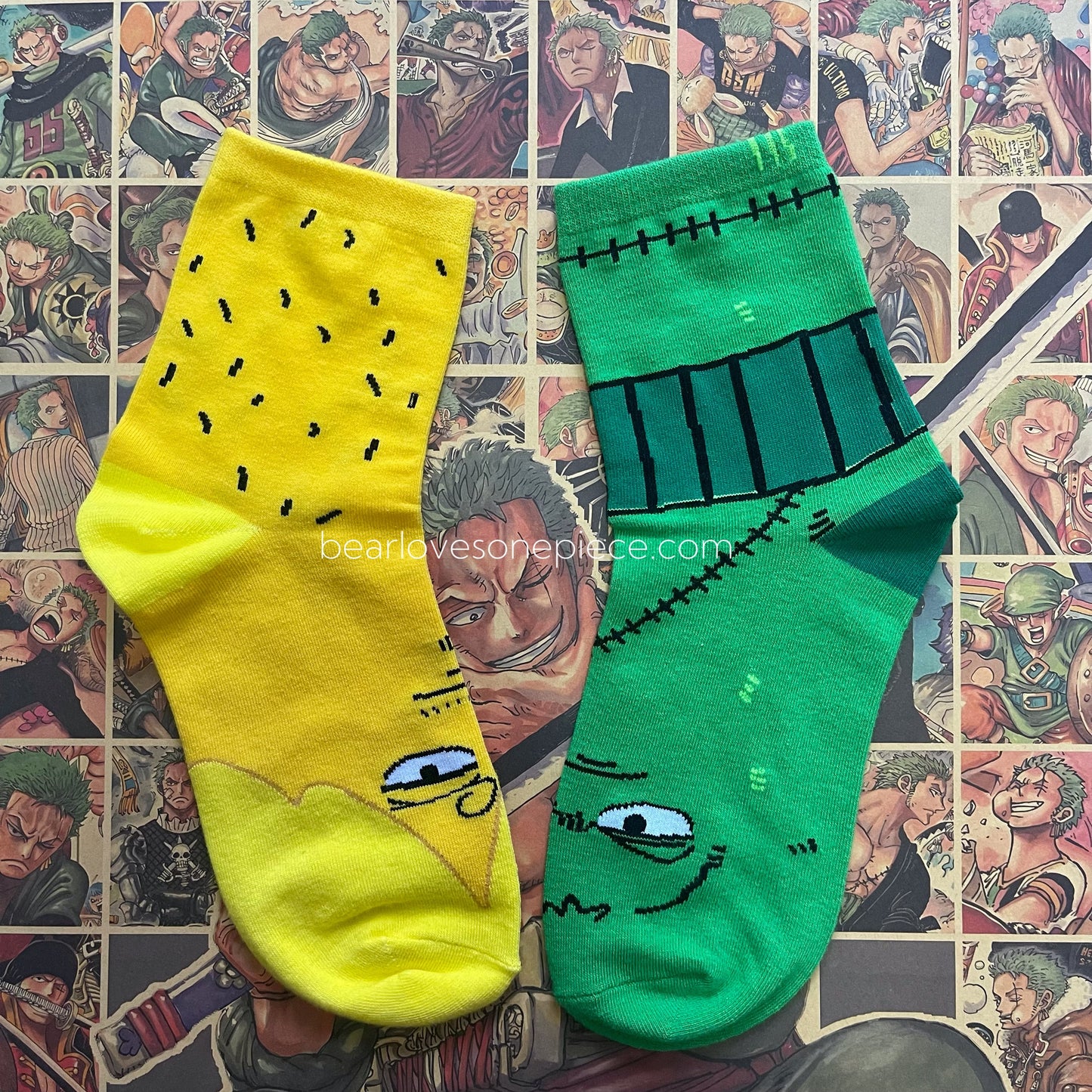 Zoro Sanji Zosan Socks