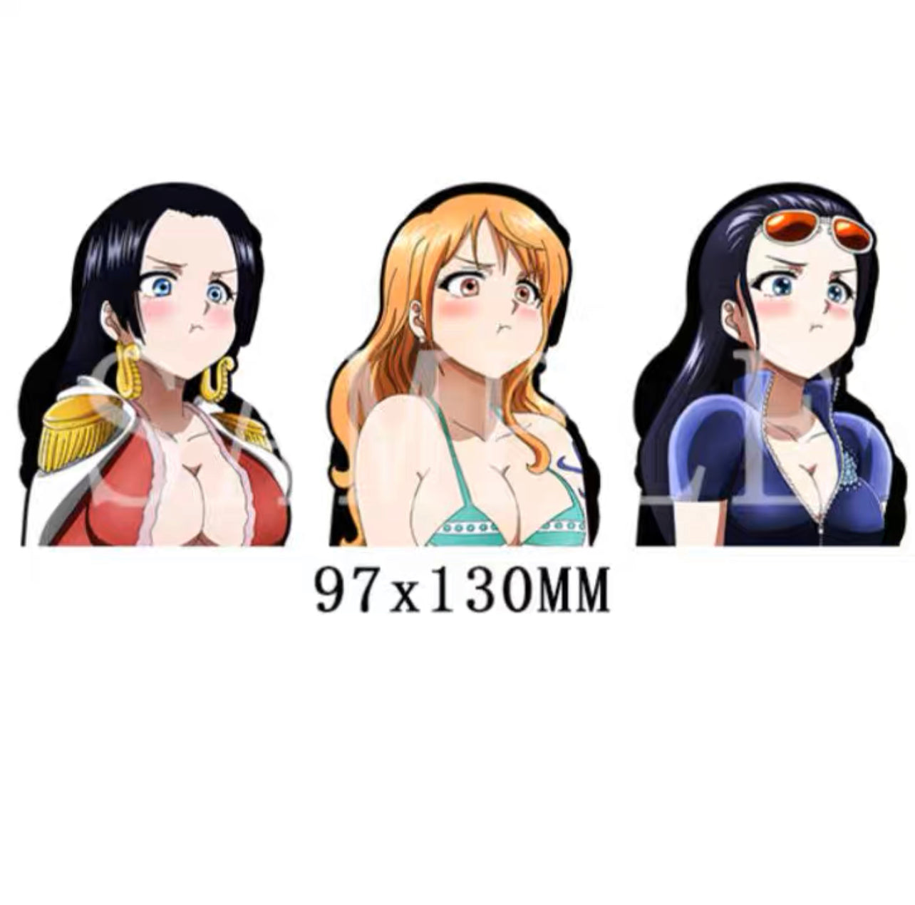 Nami,Robin&Hancock,3D Motion sticker, 3 varieties Of morphologic