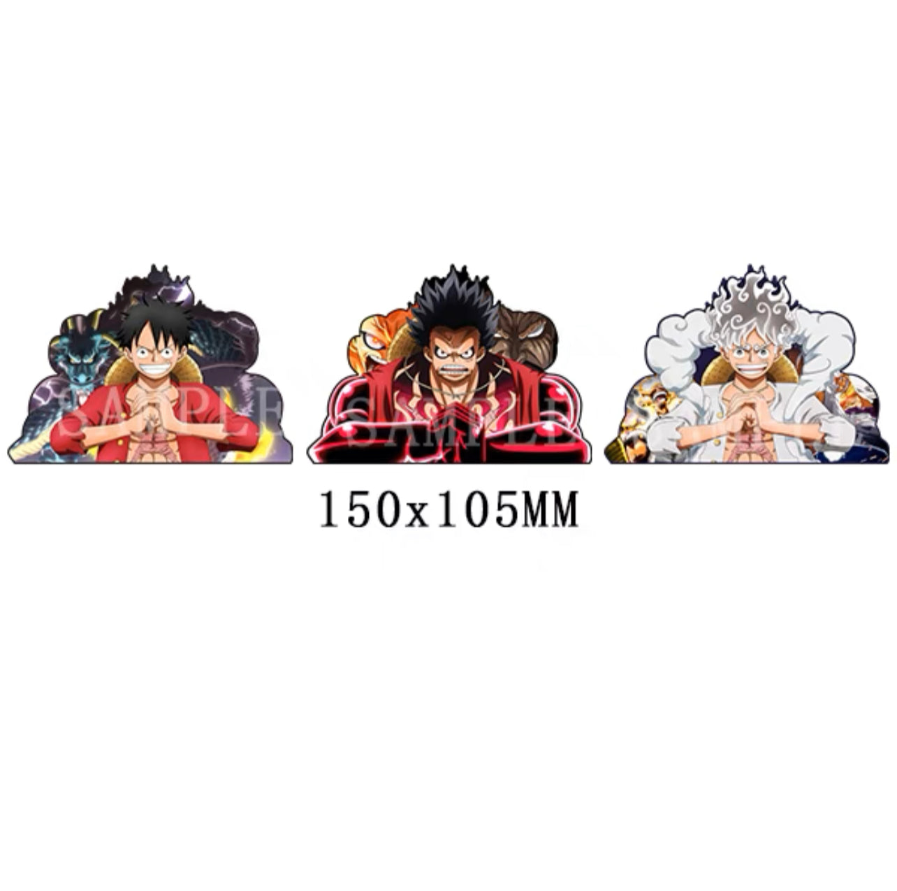 Nami's Punch 3D Motion sticker, 3 varieties Of morphologic