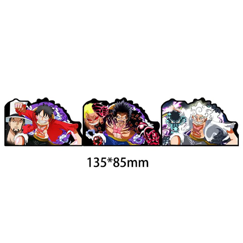 Kid,Luffy,Law,three captains 3D Motion sticker, 3 varieties Of morphologic