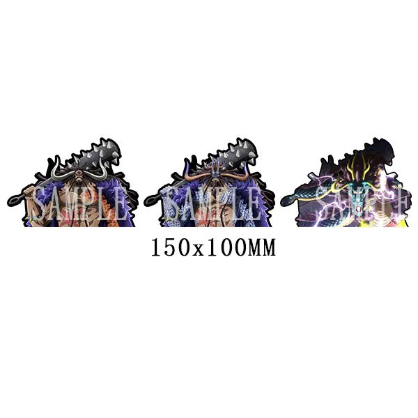 Blackbeard Marshall D. Teach 3D Motion sticker, 3 varieties Of morphologic