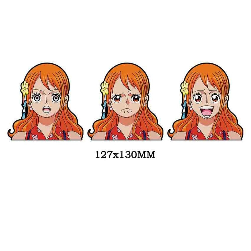 Luffy 3D Motion sticker, 3 varieties Of morphologic