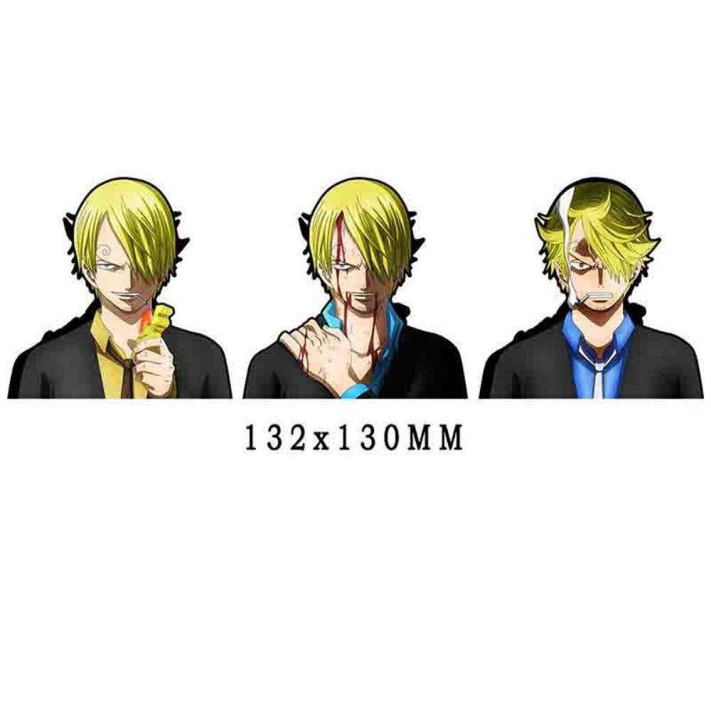 Luffy 3D Motion sticker, 3 varieties Of morphologic