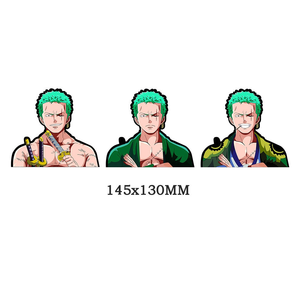 Luffy 3D Motion sticker, 3 varieties Of morphologic