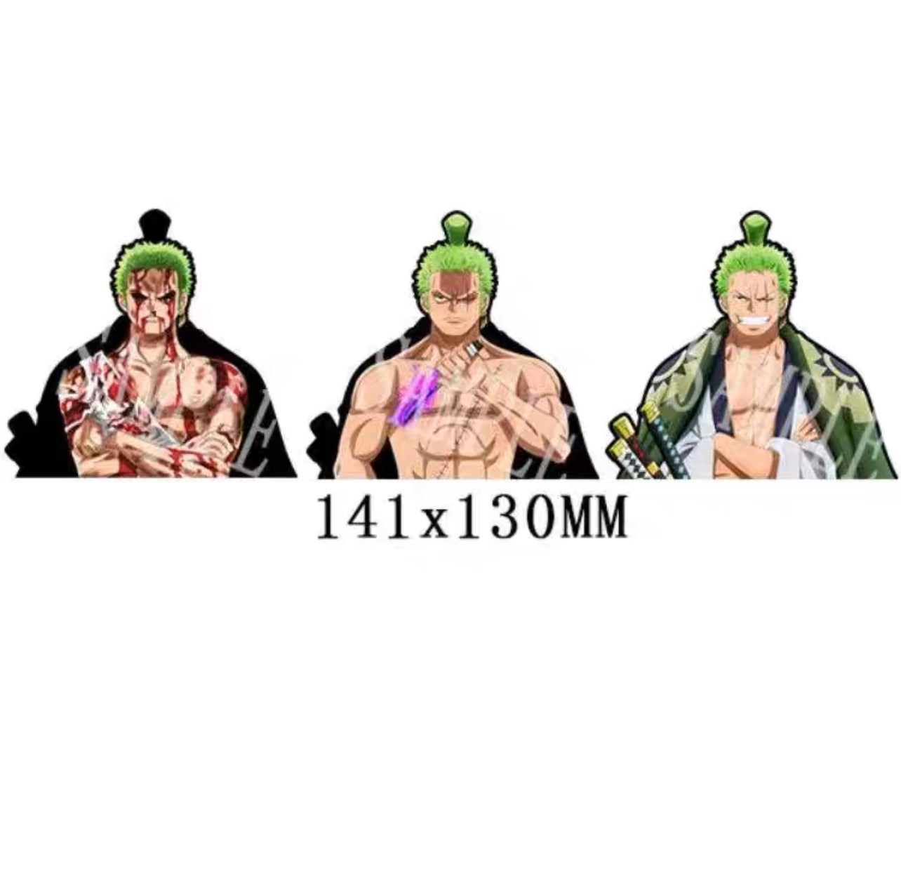 Nami's Punch 3D Motion sticker, 3 varieties Of morphologic