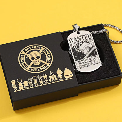 Dog Tag Pendant,Bounty Poster Necklace