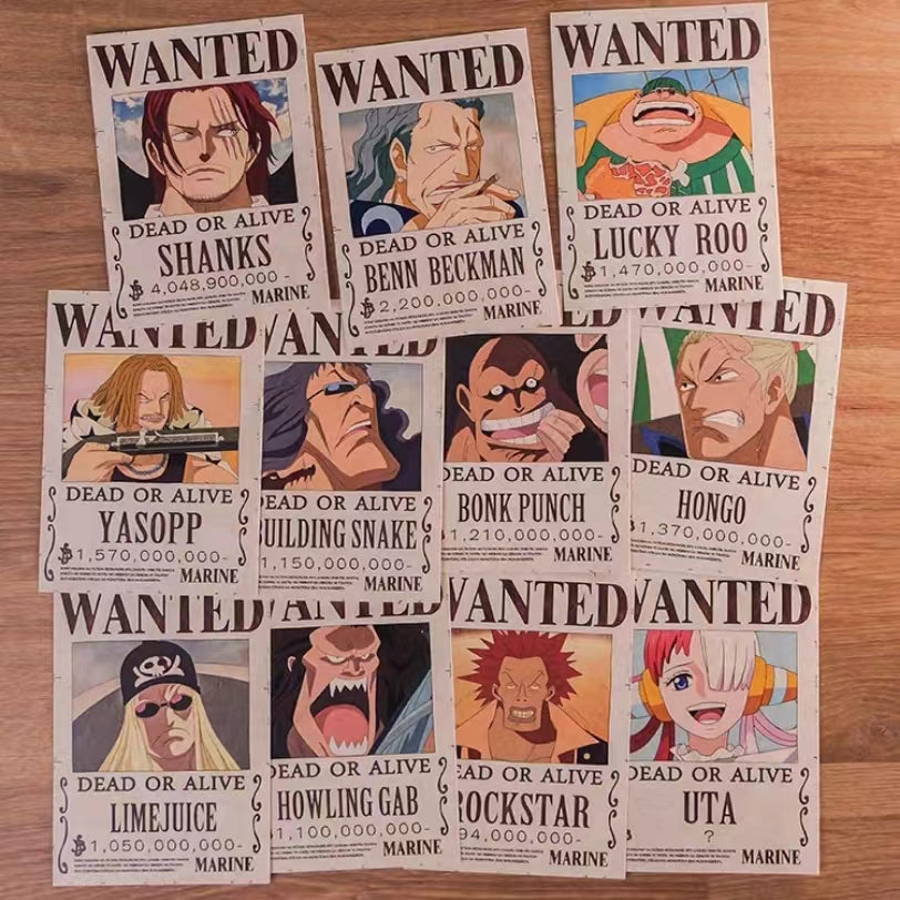 Brand New Upgraded Parchment Wanted Poster,Bounty Poster