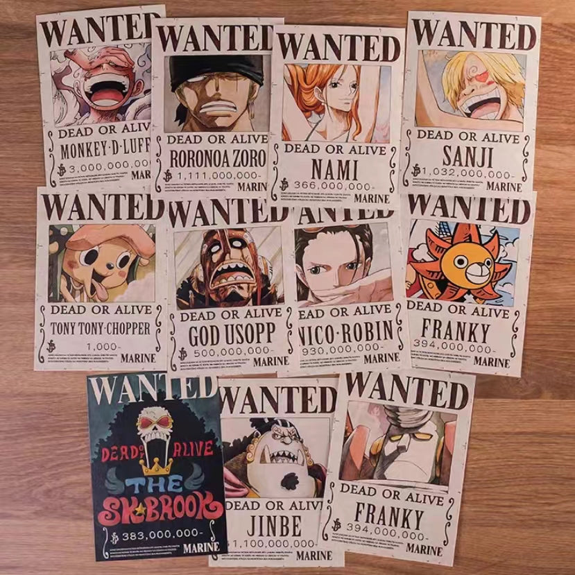 Brand New Upgraded Parchment Wanted Poster,Bounty Poster