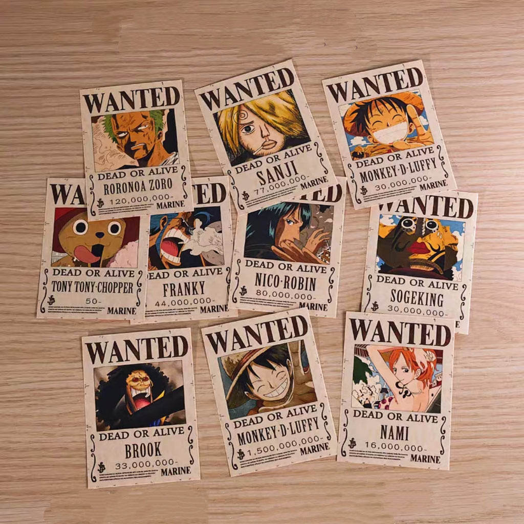 2026 Latest Updated Parchment Wanted Poster,Bounty Poster Total 264 Pieces