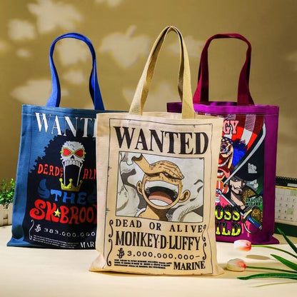 Wanted Poster Canvas Tote Bag