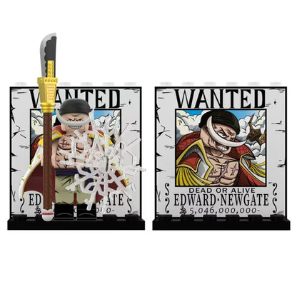 New edition,Young Whitebeard,Kuma,Shanks Building Block Mini Figure