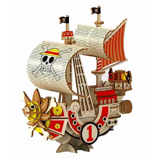 3D Wooden Puzzle Thousand Sunny