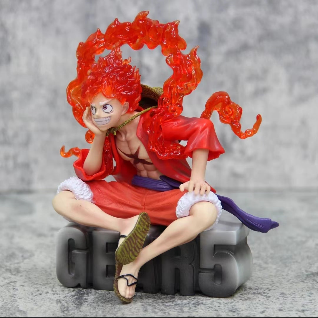 16cm Sitting Nika Luffy Figure