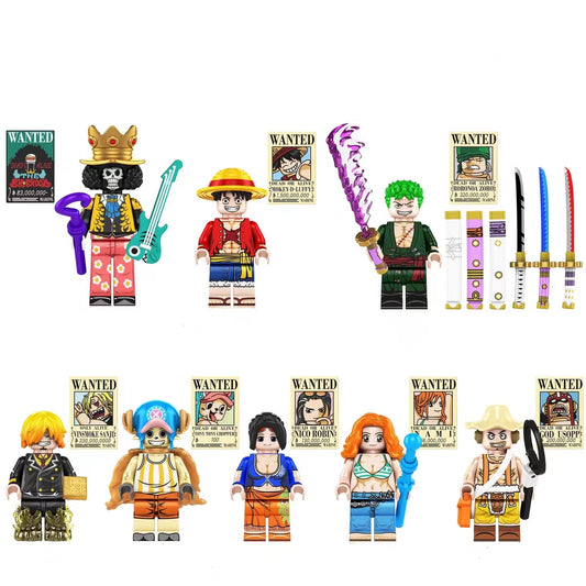 Straw Hat Crew Building Block Mini Figure