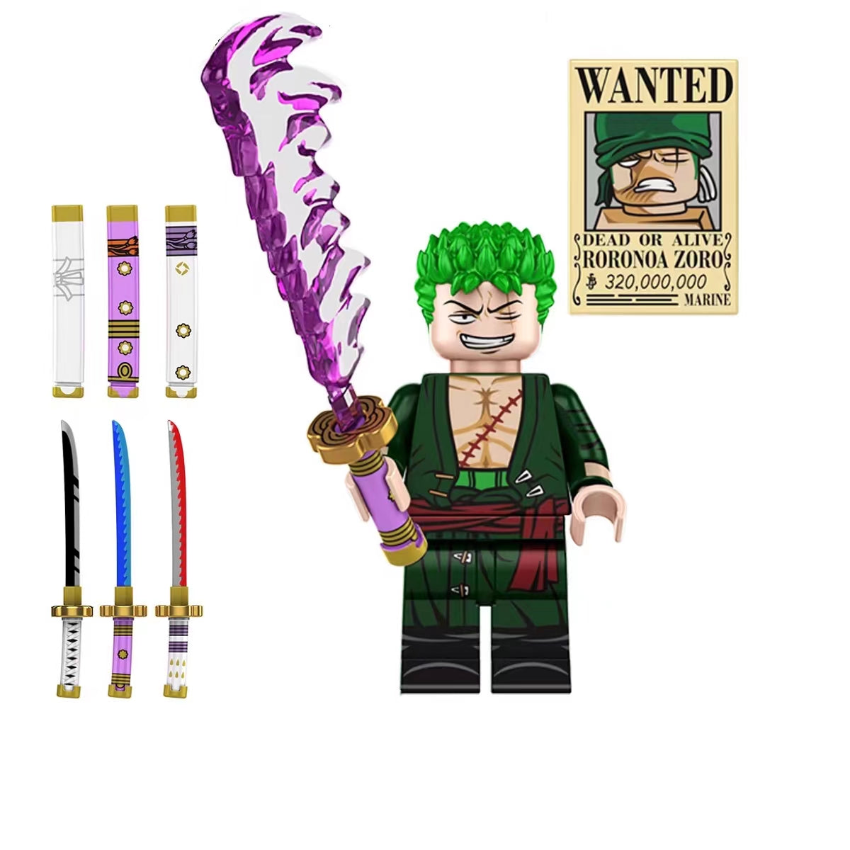 Straw Hat Crew Building Block Mini Figure