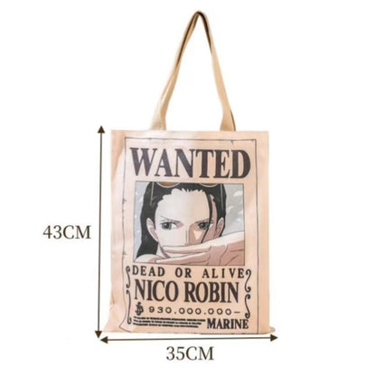 Wanted Poster Canvas Tote Bag