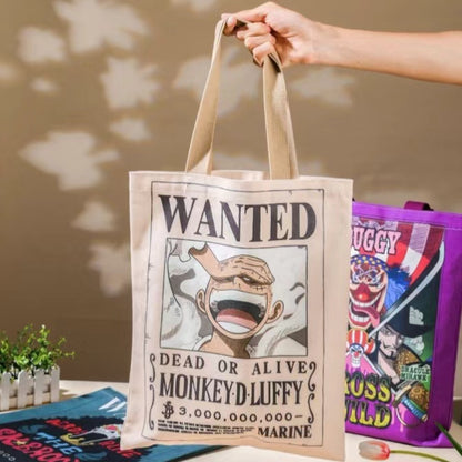 Wanted Poster Canvas Tote Bag