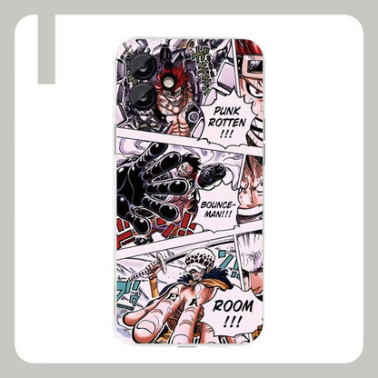 Three Captains Luffy Law Kid  iPhone Case