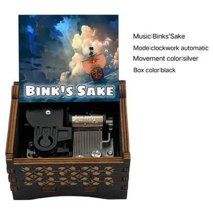 Binks'Sake Vintage Wooden Music Box