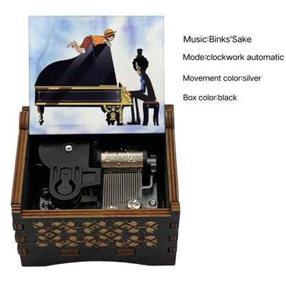 Binks'Sake Vintage Wooden Music Box