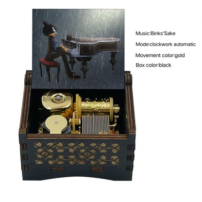 Binks'Sake Vintage Wooden Music Box