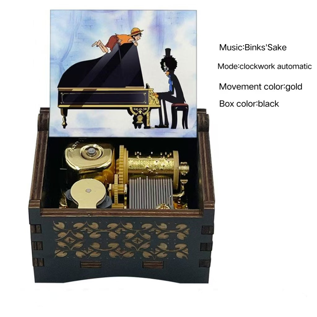 Binks'Sake Vintage Wooden Music Box