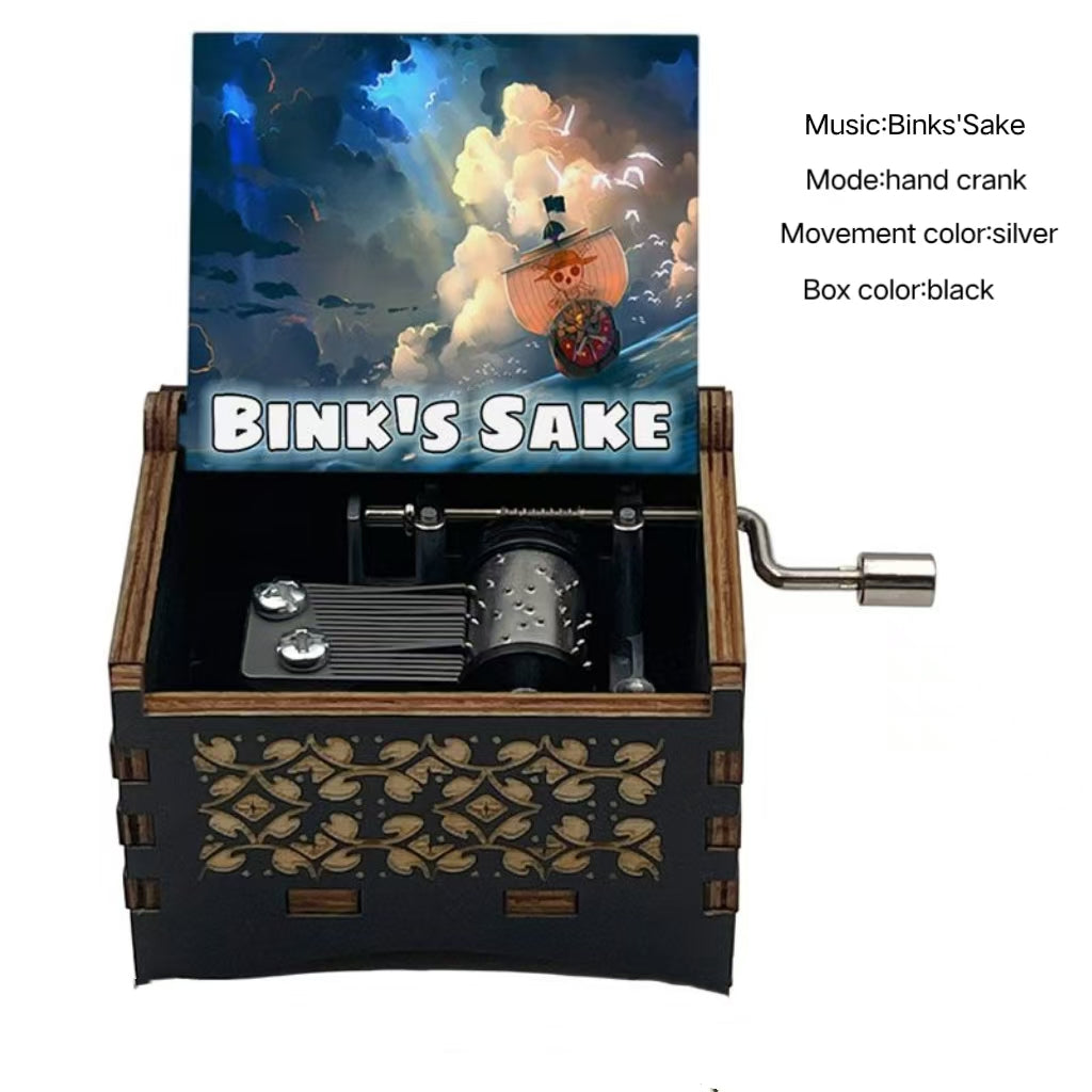 Binks'Sake Vintage Wooden Music Box