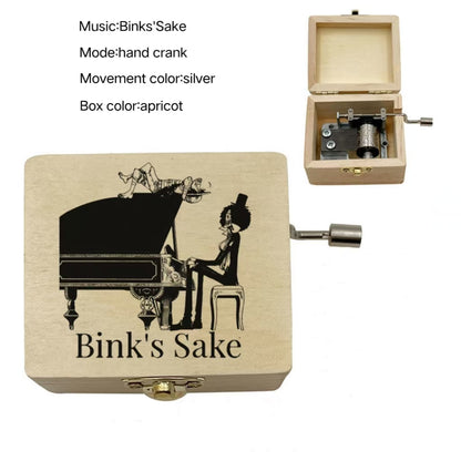 Binks'Sake Vintage Wooden Music Box