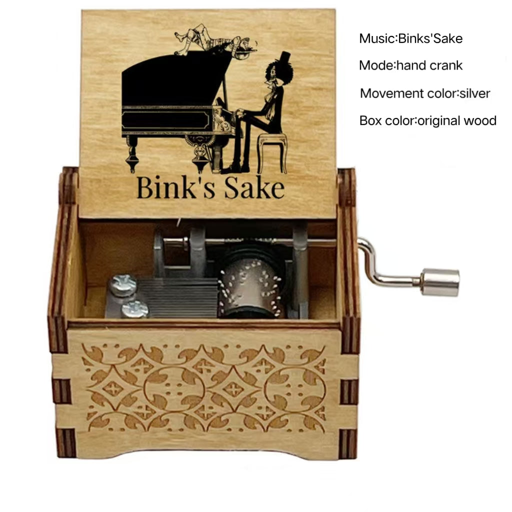 Binks'Sake Vintage Wooden Music Box