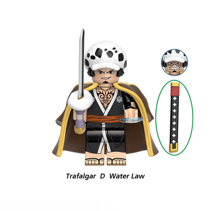 New edition,Wano Law,Ace,Building Block Mini Figure