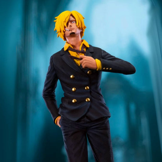 35cm Black Suit Walking Sanji Figure