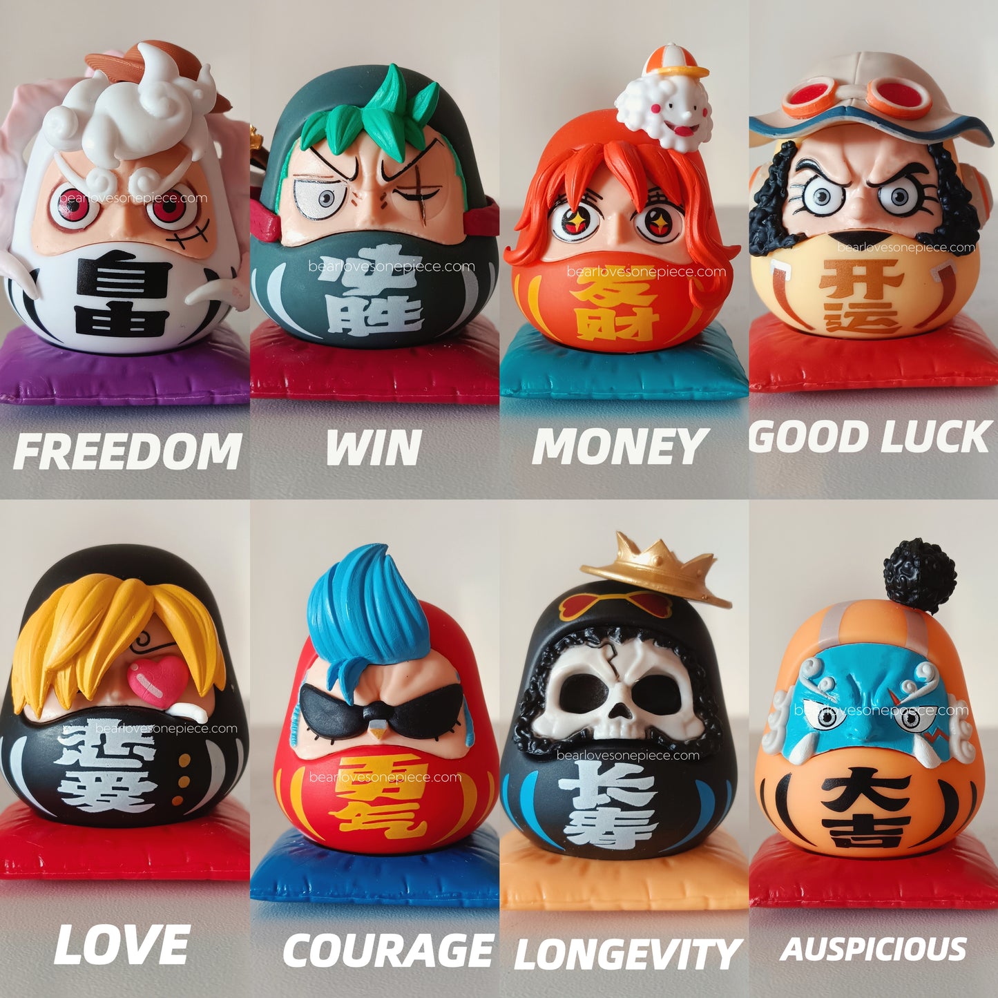 Strawhats Daruma Doll Figure