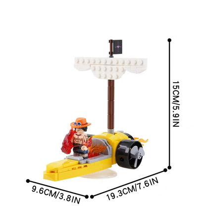 Mihawk Coffin Boat Building Blocks Mini Figure