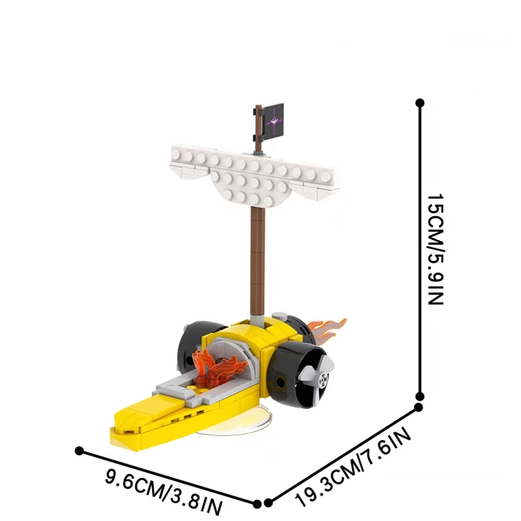 Mihawk Coffin Boat Building Blocks Mini Figure