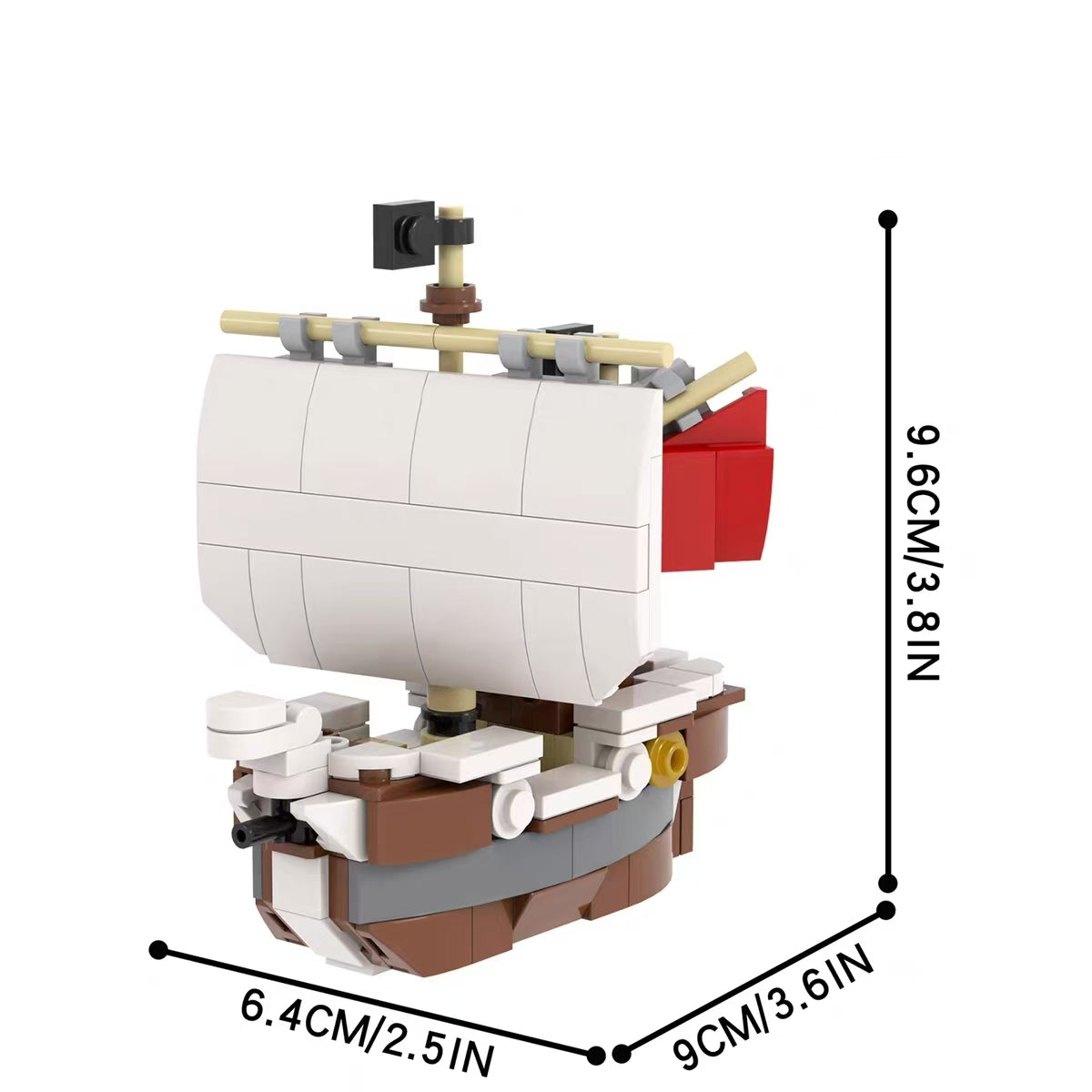 Mihawk Coffin Boat Building Blocks Mini Figure