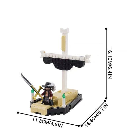 Mihawk Coffin Boat Building Blocks Mini Figure