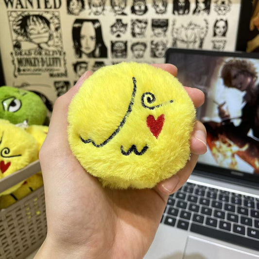 Curly Brows Talking Sanji Pendant Plush Toy Keychain